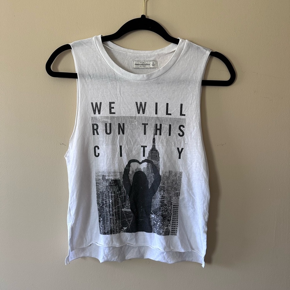 Abercrombie Graphic Cut Off Shirt